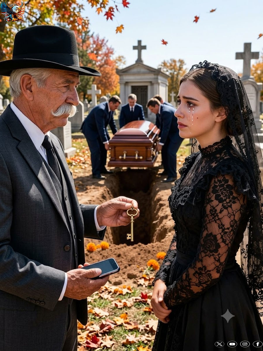 “The gravedigger handed me a key and said, ‘Your mother paid me to bury an empty coffin.’ At that moment I knew my family wasn’t mourning… they were celebrating.”