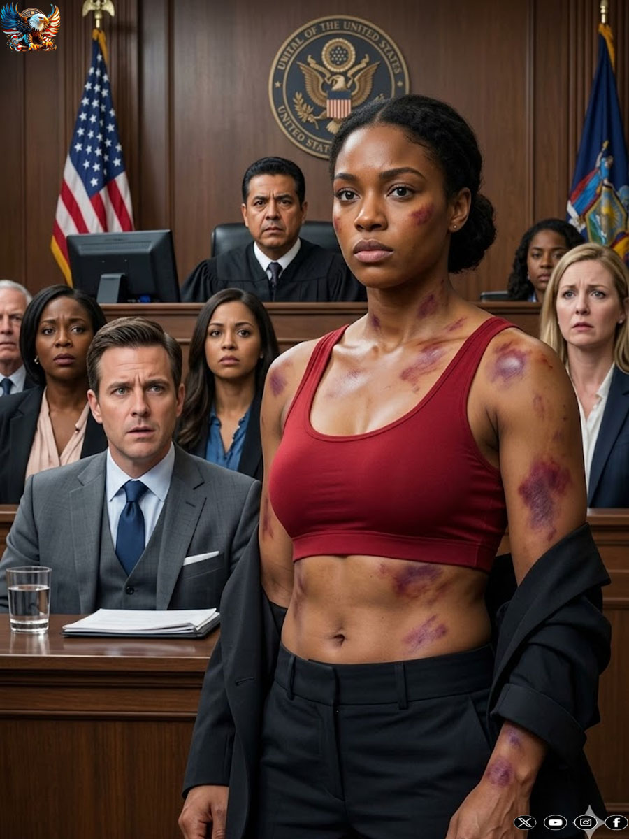 “She is a strong and easily manipulated woman,” her husband mocked during the divorce trial… But when she stripped off her outer clothing in front of everyone, the courtroom fell silent.