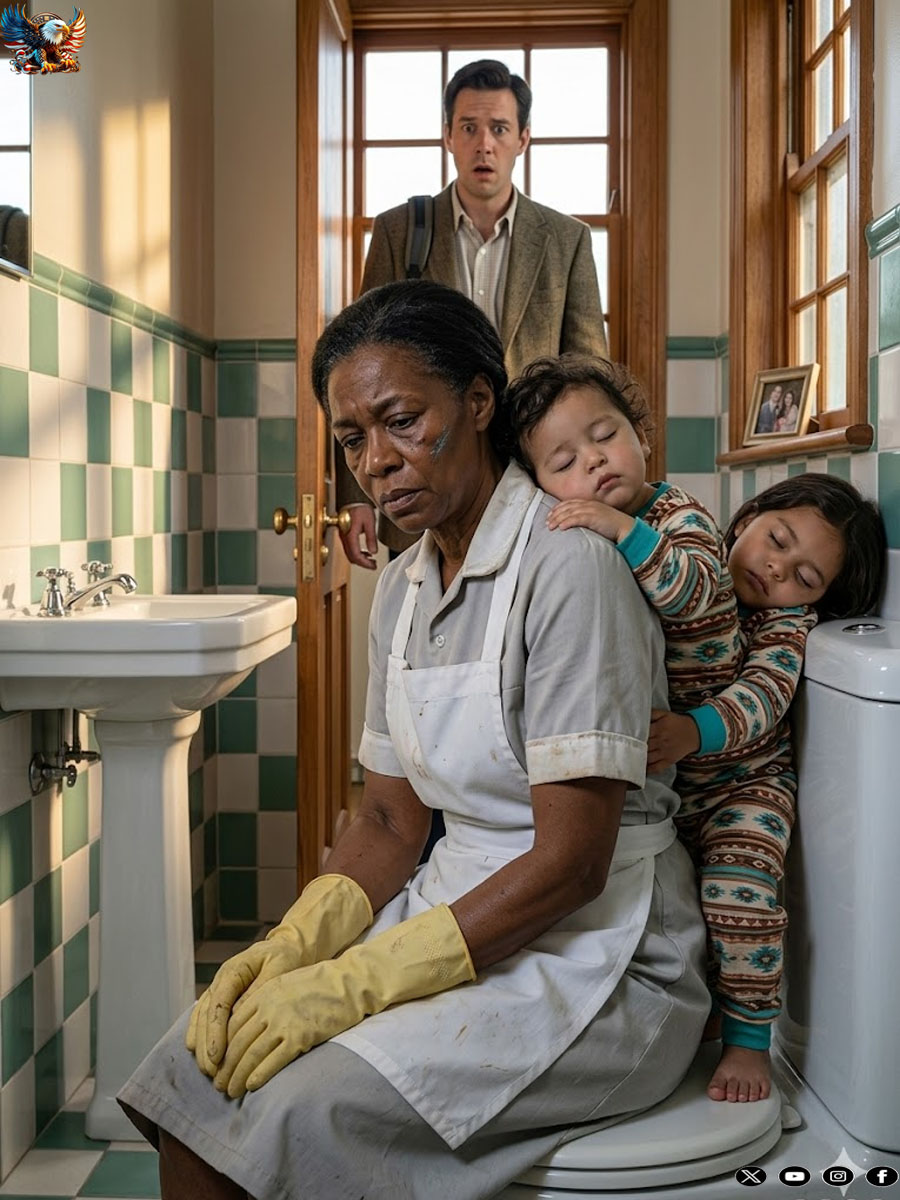 The housekeeper locked the maid and her twins inside… The millionaire’s reaction left her frozen.