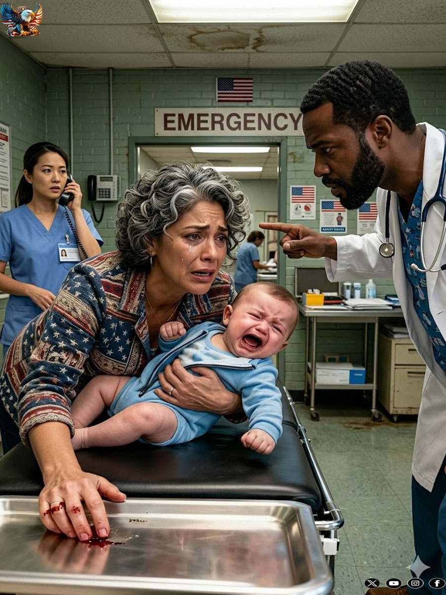 My son’s wife dropped off my grandson, her hands shaking as she said, “He’s just fussy.” But his screams weren’t normal. I lifted his onesie and saw his tiny back covered in black bruises.