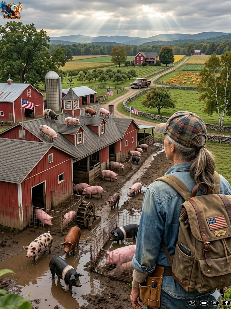 He rented a mountain to raise 30 pigs and abandoned it for 5 years. One day he returned and froze at the sight of what was there…