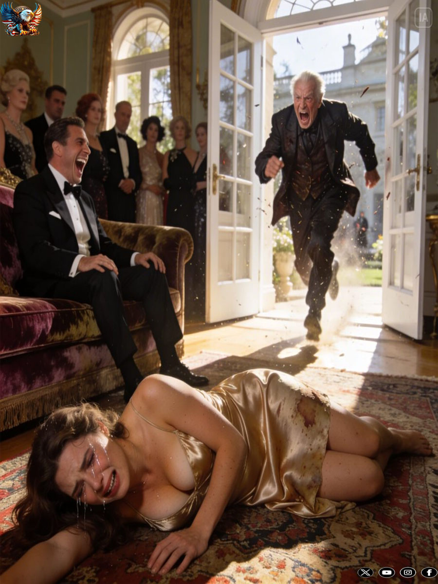 My son-in-law wiped his shoes on my daughter and told the guests she was a crazy maid… I arrived unannounced to visit my daughter.