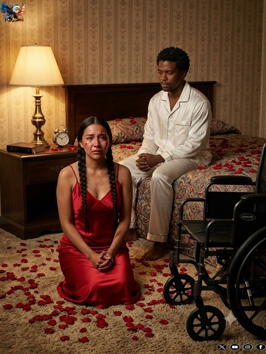 “My Stepmother Forced Me to Marry a Rich but Disabled Man — On Our Wedding Night, I Lifted Him Onto the Bed, We Fell… and I Discovered a Shocking Truth.”