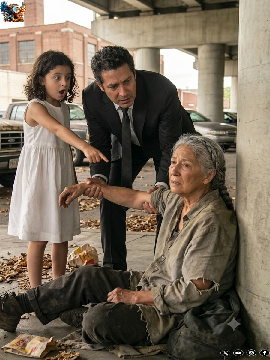 Everyone ignored the old beggar woman… until a billionaire’s daughter said