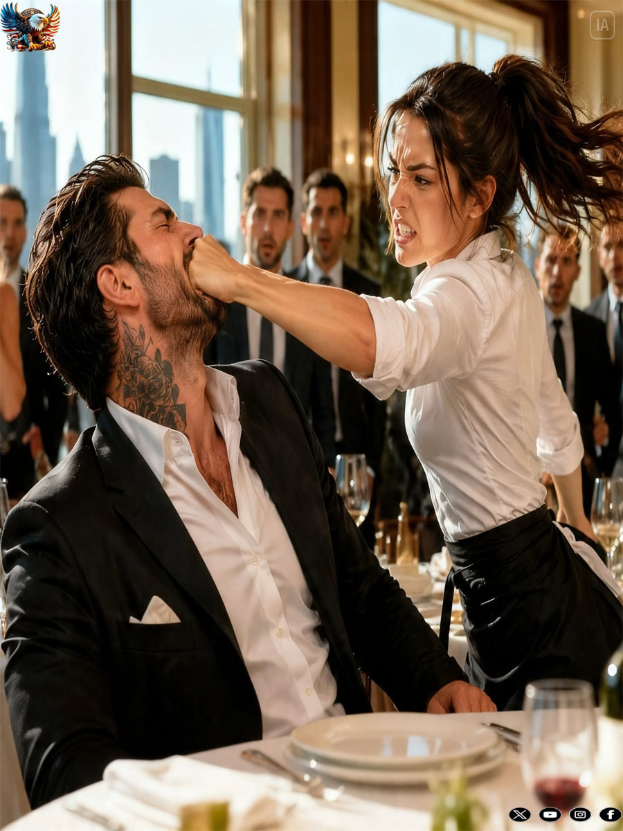 THE MAFIA BOSS LAUGHED WHEN HIS MAN GRABBED THE WAITRESS, BUT AFTER SHE DROPPED HIM TO THE DINER FLOOR, HER PAST CAME BACK WITH A NAME SHE HAD SPENT 18 YEARS TRYING TO FORGET