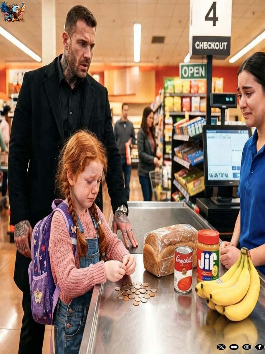 A MAFIA BOSS WATCHED A SIX-YEAR-OLD GIRL COUNT COINS FOR BREAD AND BANANAS, BUT WHEN HE SAW HER SICK MOTHER WAITING OUTSIDE, HE REALIZED THE MAN WHO HAD BEEN HUNTING THEM WAS SOMEONE HE SHOULD HAVE STOPPED FOUR YEARS AGO