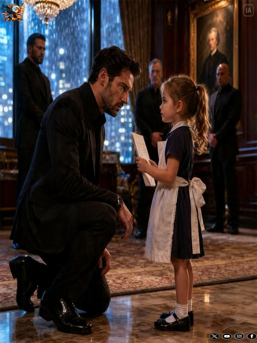 THE MAFIA BOSS FROZE WHEN A LITTLE GIRL WALKED INTO HIS MANSION AND SAID, “MY MOM COULDN’T COME TODAY…”