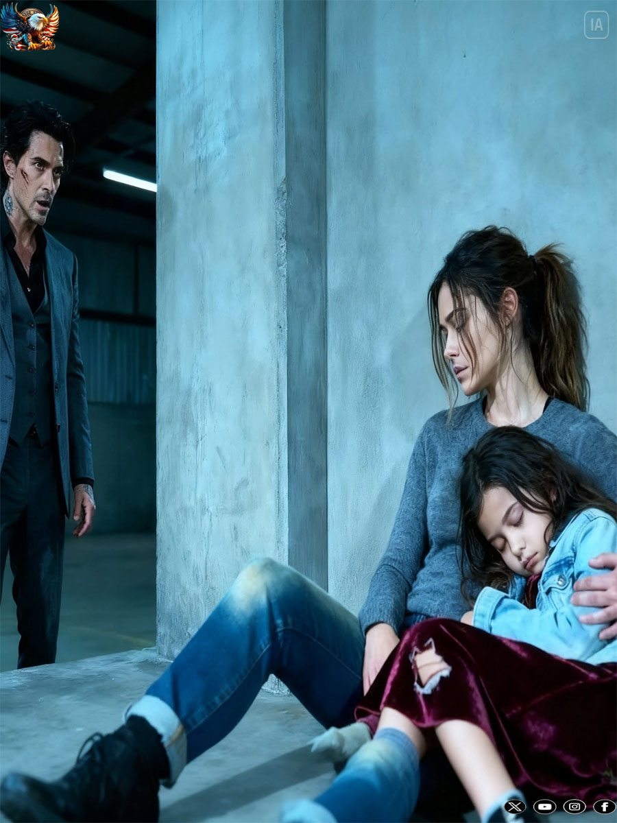 SHE ONLY MISSED HER LAST BUS AND HID IN AN ABANDONED WAREHOUSE FOR THE NIGHT, BUT WHEN SHE FOUND A FEVERISH LITTLE GIRL SHIVERING ON THE FLOOR, SHE HAD NO IDEA THE CHILD BELONGED TO THE MOST DANGEROUS MAFIA BOSS IN THE CITY