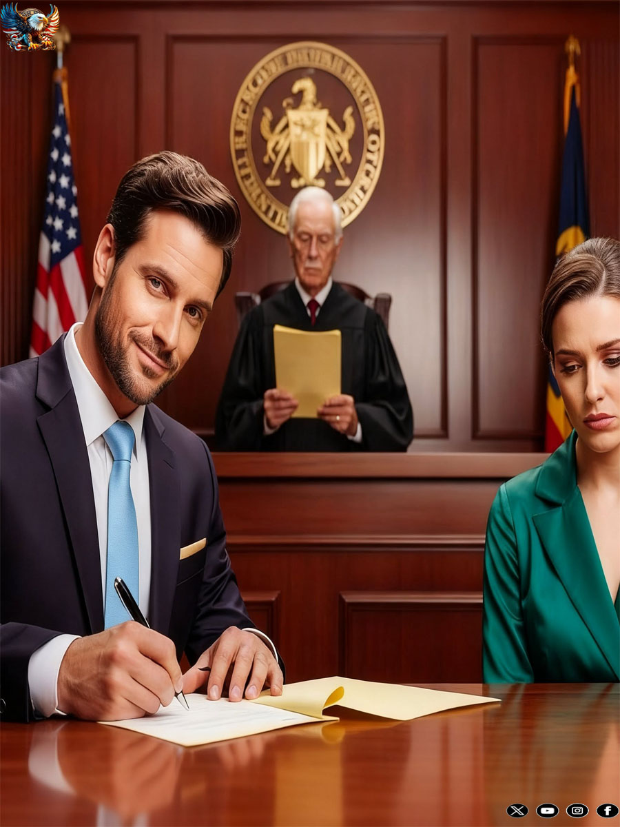 HE SMIRKED AT THE DIVORCE TABLE—UNTIL THE JUDGE OPENED THE WILL HE NEVER SAW COMING