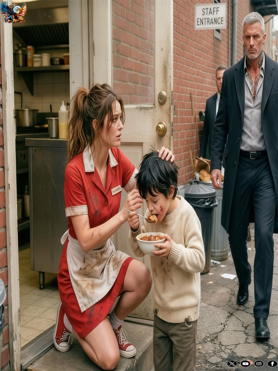 THE WAITRESS HID A SILENT BOY—THEN HIS MAFIA BOSS FATHER STORMED THE DINER