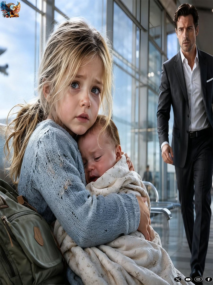 THE STEPMOTHER LEFT AN 8-YEAR-OLD GIRL AND HER BABY BROTHER AT O’HARE AND BOARDED A FLIGHT ALONE—BUT THE MILLIONAIRE WHO TURNED BACK AT GATE B17 UNCOVERED A DEBT HE COULD NEVER REPAY