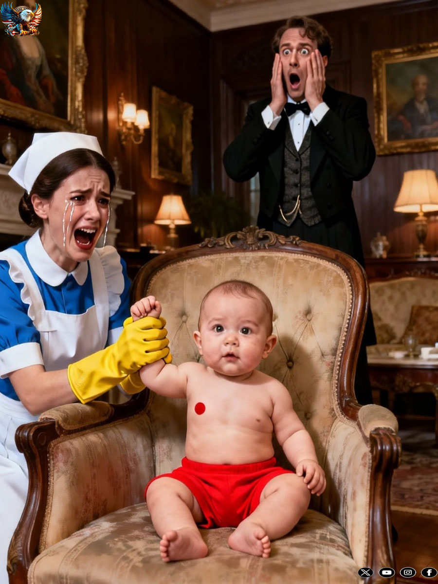 Each morning, the billionaire’s baby grew weaker, until the maid found something under his arm.