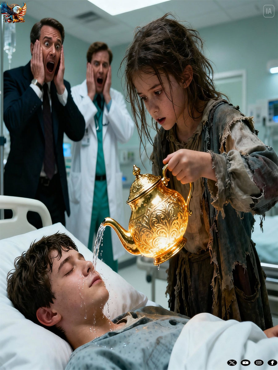 THE MILLIONAIRE’S SON HAD FIVE DAYS TO LIVE. BUT THE POOR GIRL SPRINKLED HIM WITH UNUSUAL WATER.