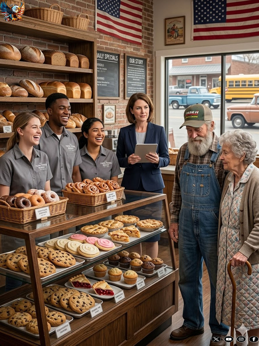 “DID YOU HAVE A PASTRY THAT WAS SPOILED FOR MY WIFE?” ASKED THE HOMELESS OLD MAN… BUT THE MILLIONAIRE…