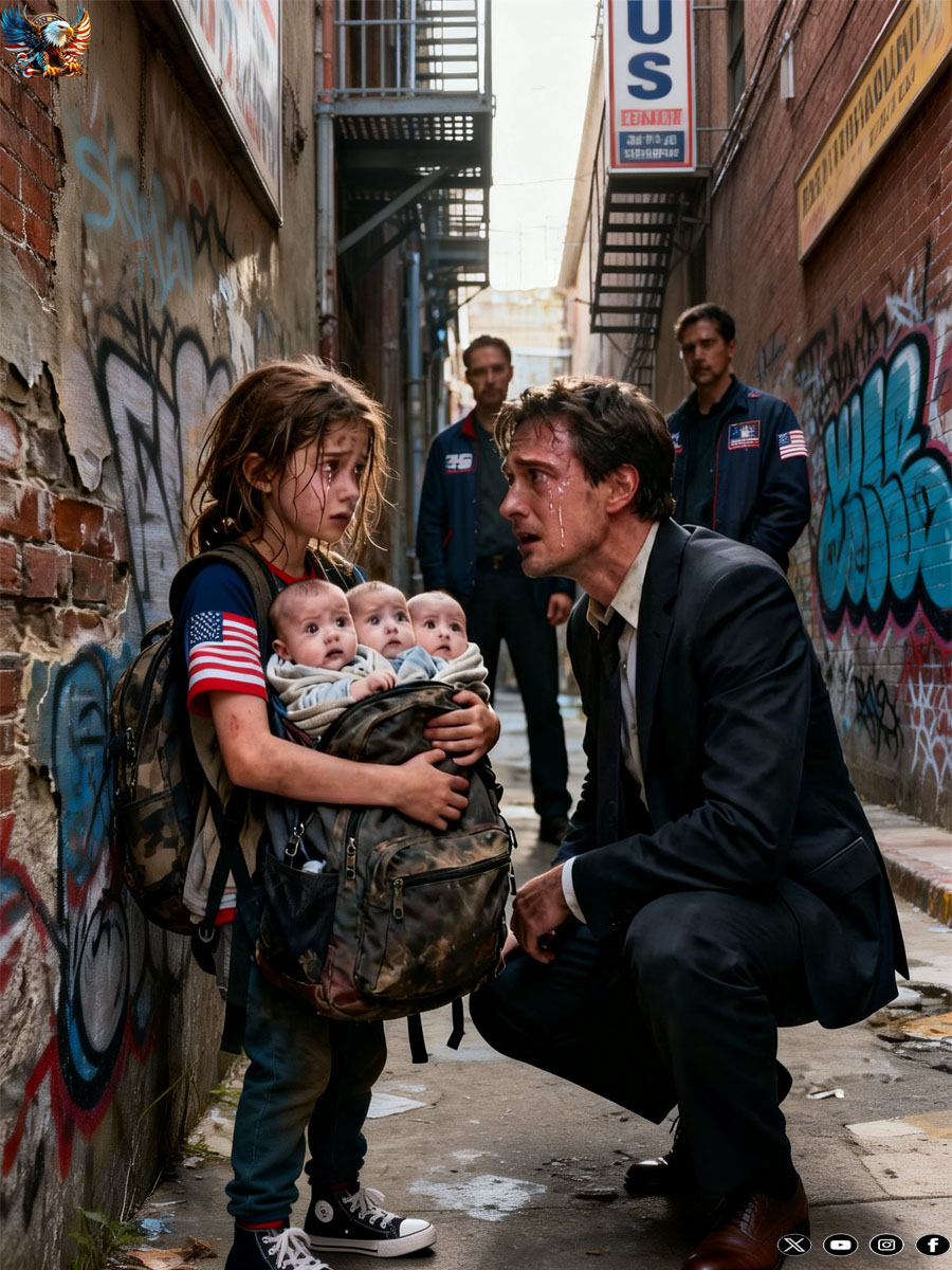 A POOR GIRL FINDS ABANDONED TRIPLETS… UNAWARE THEY ARE THE LONG-LONG-LOST CHILDREN OF A MILLIONAIRE