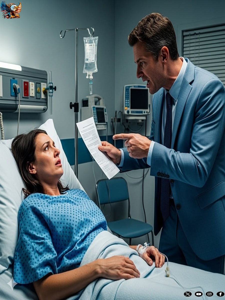 Husband Demanded His Wife Sign Divorce Papers on the Hospital Bed—But He Didn’t Expect Who Would Be the One Abandoned…