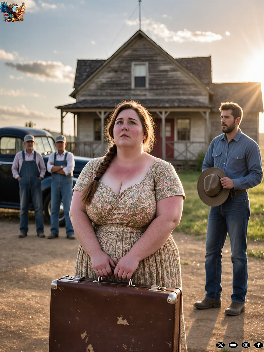 A Plus-Size Girl Was Handed to a Poor Farmer to Erase Her Family’s Debts — But She Never Knew He Owned Thousands of Acres and a Fortune That Could Change Her Life…