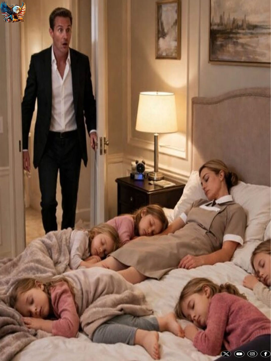 He fired 37 nannies in two weeks… until the cleaner did what no one else could for his six daughters.