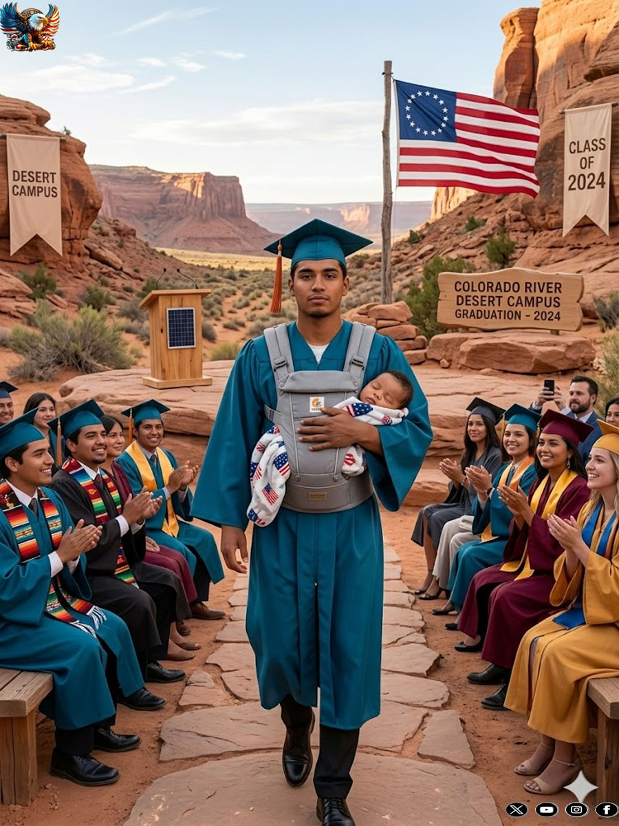 They Laughed When My Son Walked Across His Graduation Stage Holding A Newborn — One Woman Whispered “Just Like His Mother”… But What He Said Next Left The Entire Room Silent