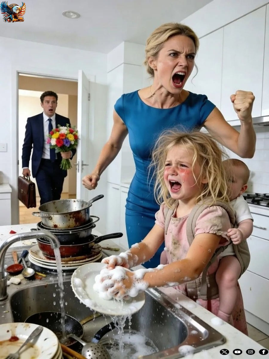 After Their Mother’s ᴅᴇᴀᴛʜ, Two Sisters Are Forced to Scrub 50 Pots by Their Stepmother… Until Their Billionaire Father Sees Everything