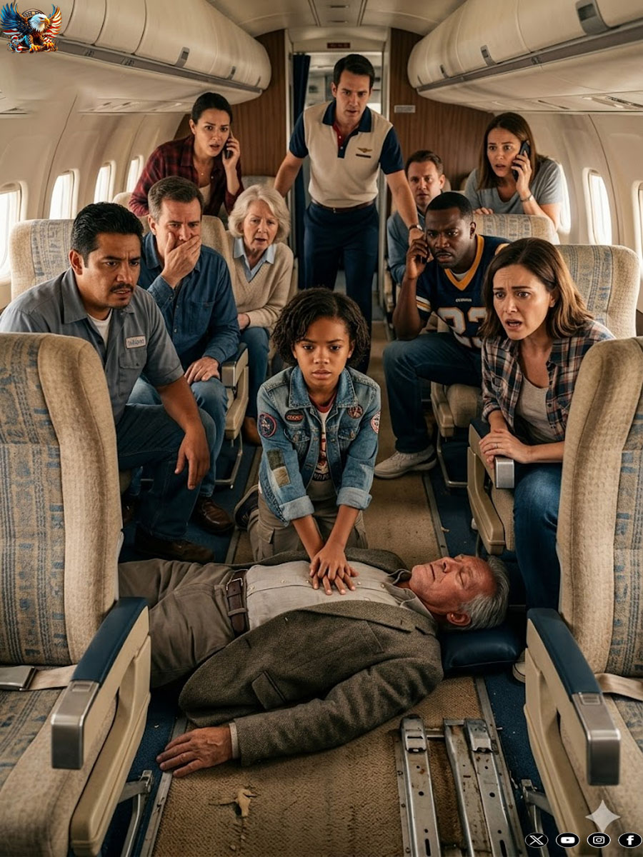 A Poor 12-year-old Black Girl Saved A Millionaire On A Plane… But What He Whispered Made Her Cry Out Loud