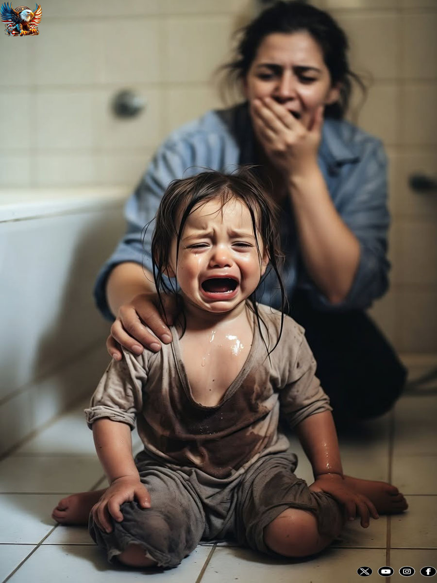 Poor woman adopts an orphaned girl, but while bathing her, she discovers a horrible truth.