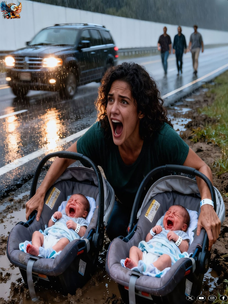 “Get out of the car right now,” my mother ordered as the rain pounded on the road and my three-day-old twins cried in their car seats, and when I begged her to stop because the babies were newborns, my father grabbed me by the hair and shoved me into the road while the car was still moving…