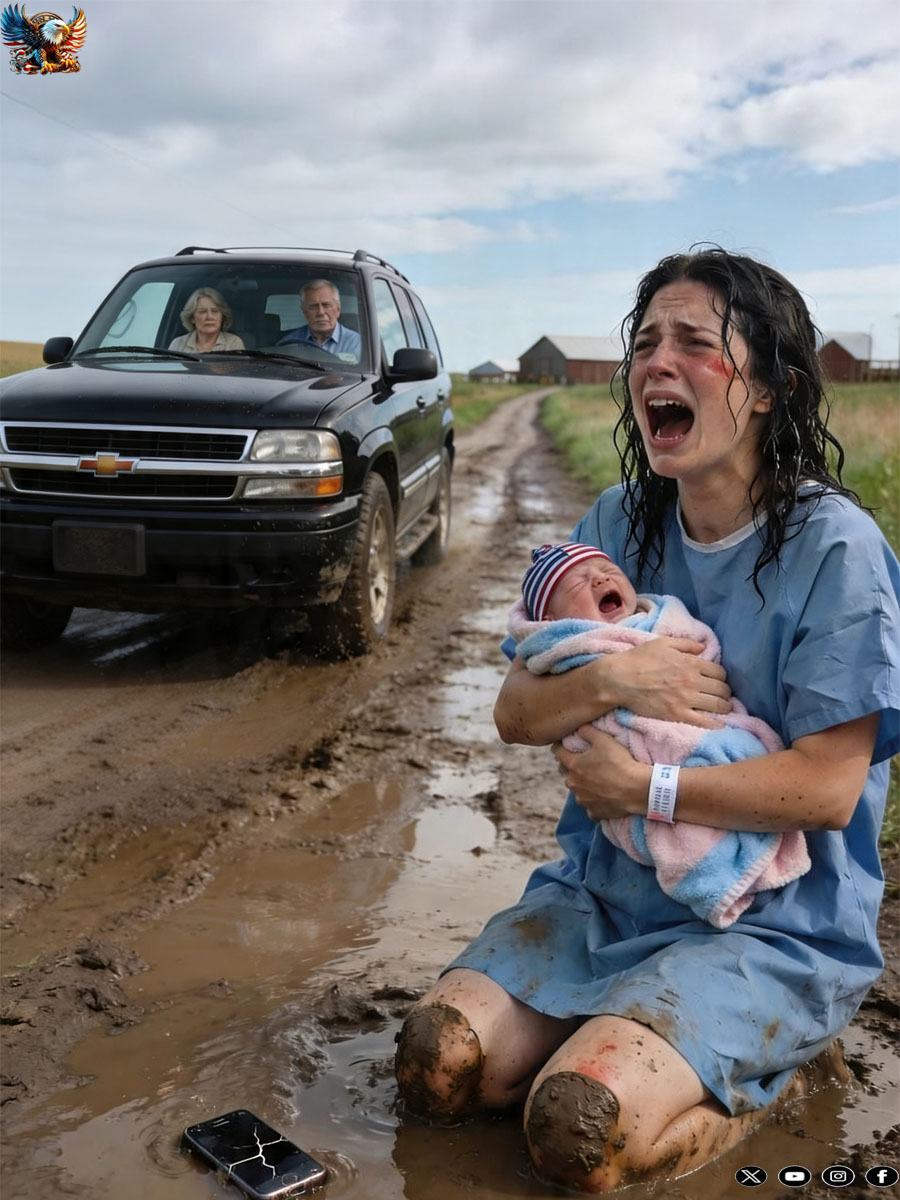 My parents abandoned me and my newborn in a storm, forcing us to walk twelve miles home from the hospital. My mother laughed and said, “Maybe the rain will wash the weakness out of you.”