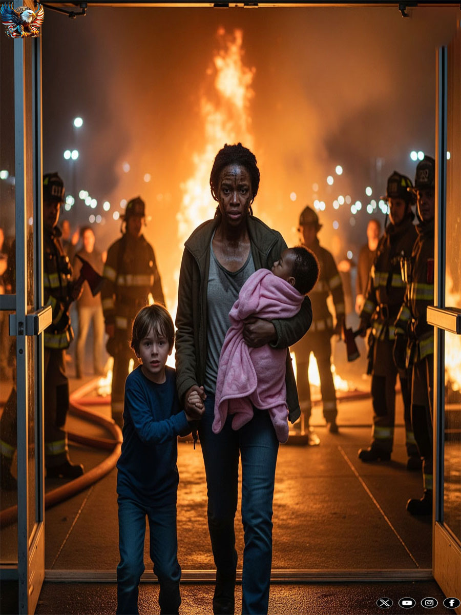 No one dared to save the billionaire’s son until a poor black girl carried her child and rushed in to save him and the ending…