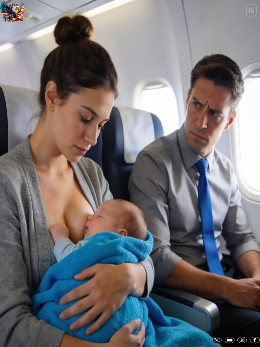The single dad’s baby wouldn’t stop crying on the plane — until a single mother did the unthinkable….