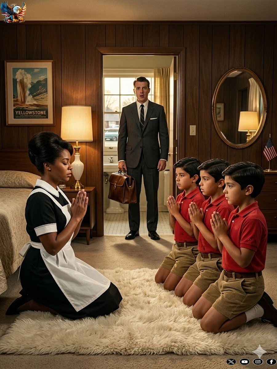 MILLIONAIRE ARRIVED UNANNOUNCED AND SAW THE NANNY WITH HIS CHILDREN… WHAT HE SAW MADE HIM FALL IN LOVE…