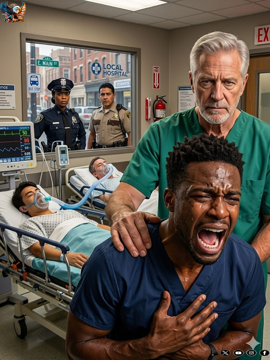 I was on the night shift when they brought in my wife and my brother unconscious. I ran…