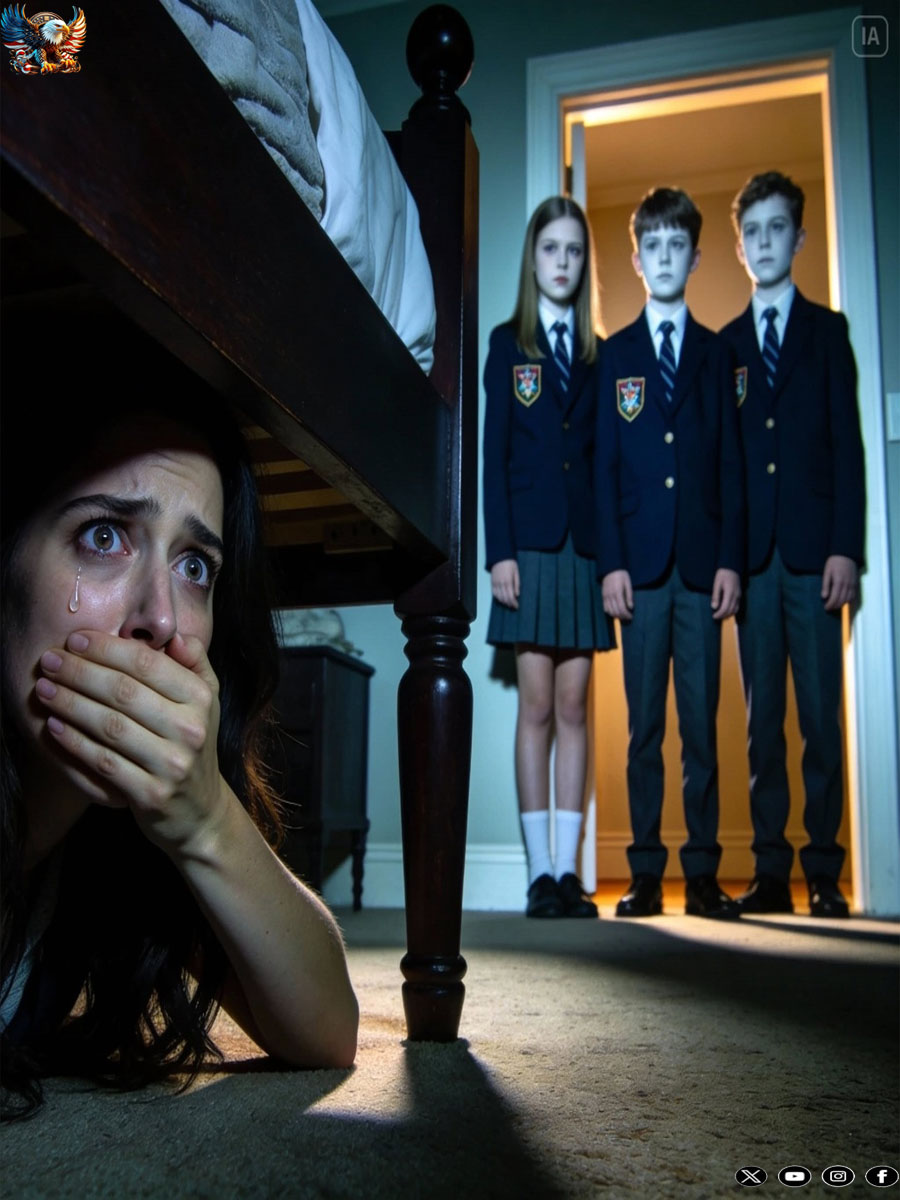 My neighbor kept telling me she saw my daughter at home during school hours—so I pretended to leave for work and hid under her bed. What I heard next made my blood run cold.