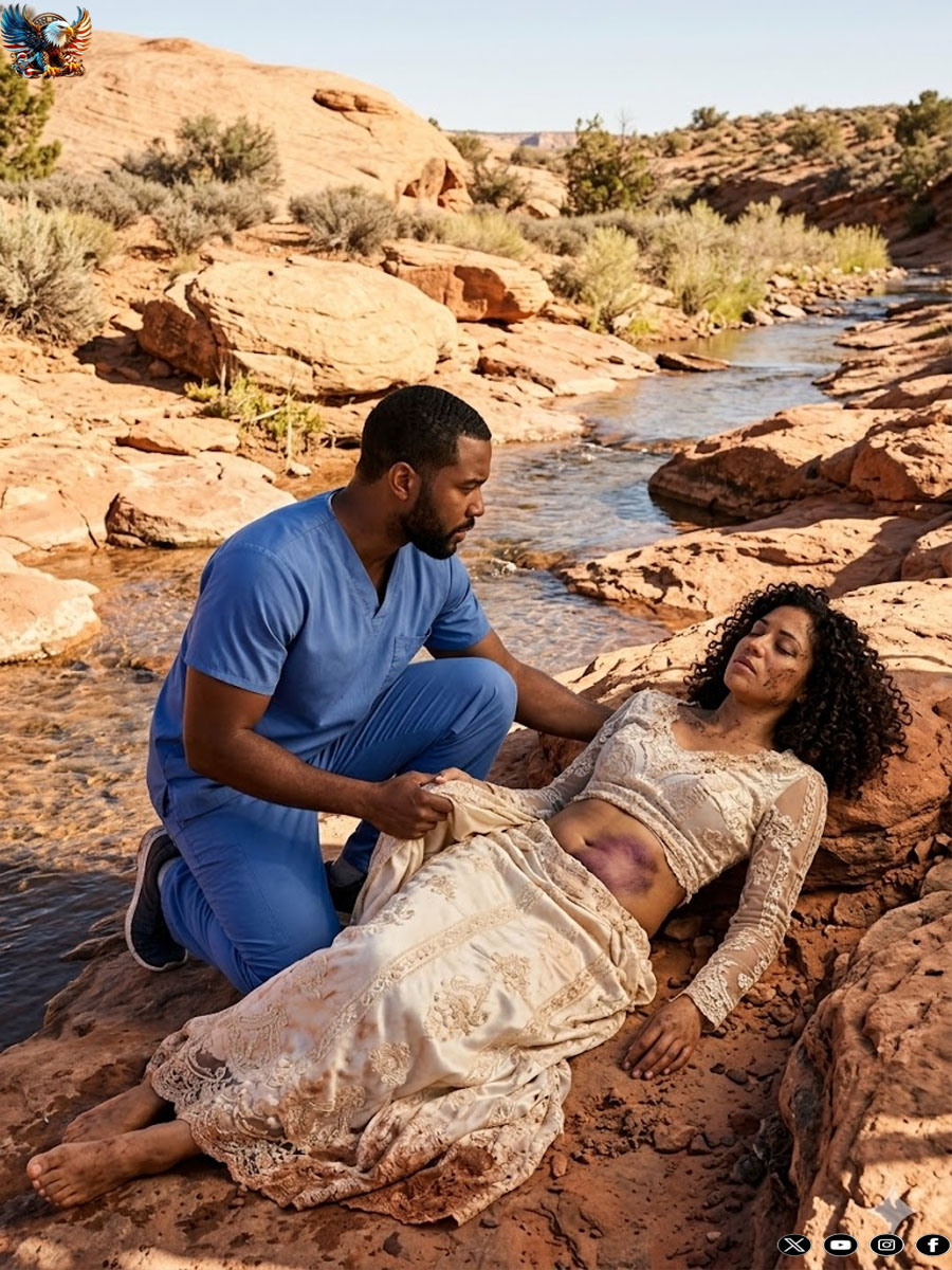 After I jumped into the river in my wedding dress, a surgeon pulled me from the water and fought to save my life. But when he lifted the soaked fabric to check if I was still breathing, he was stunned to discover the secret hidden beneath.