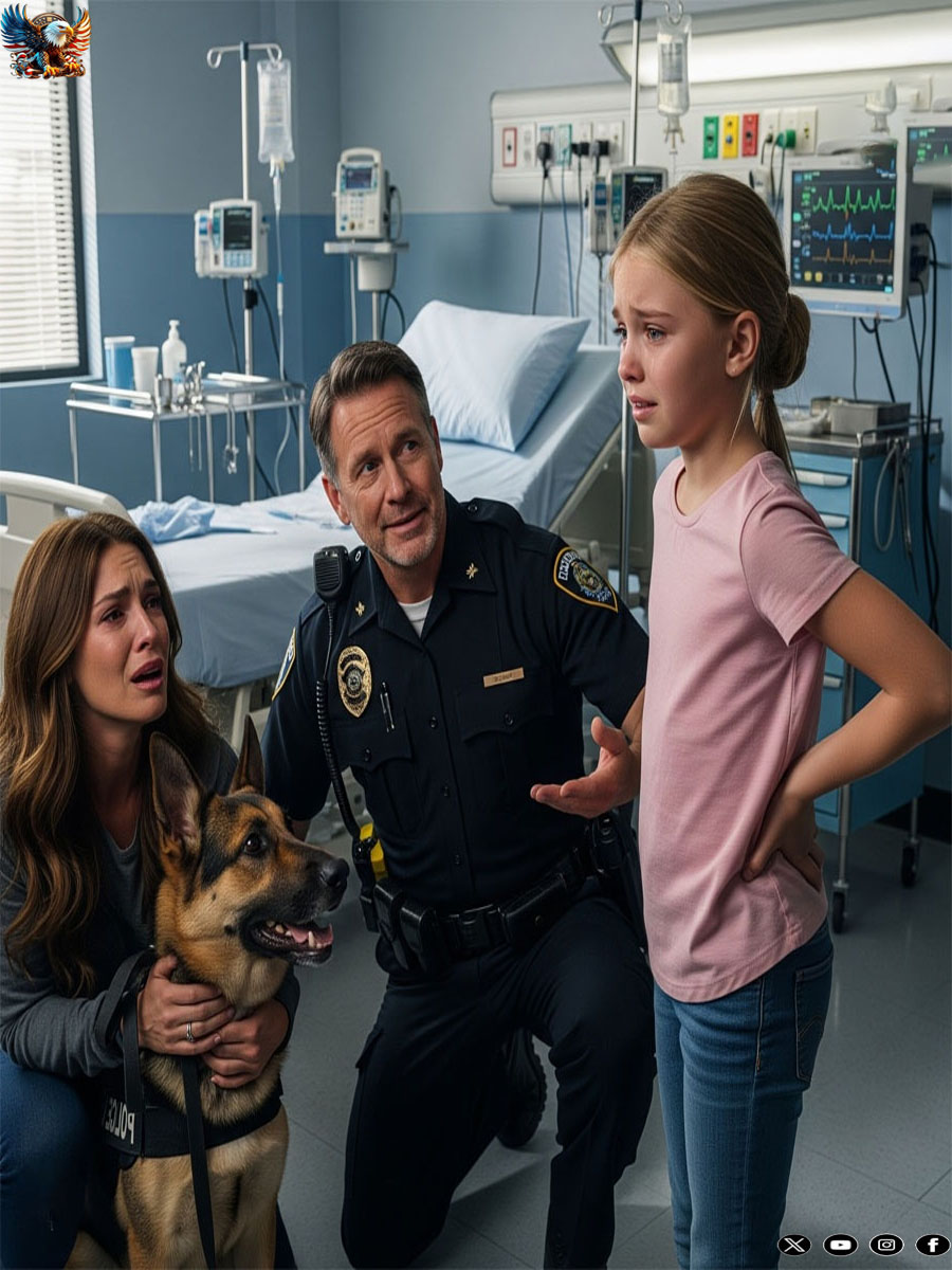 The little girl cried and told her mother, “He promised he wouldn’t hurt.” The mother took her to the hospital, then the police dog discovered the shocking truth…