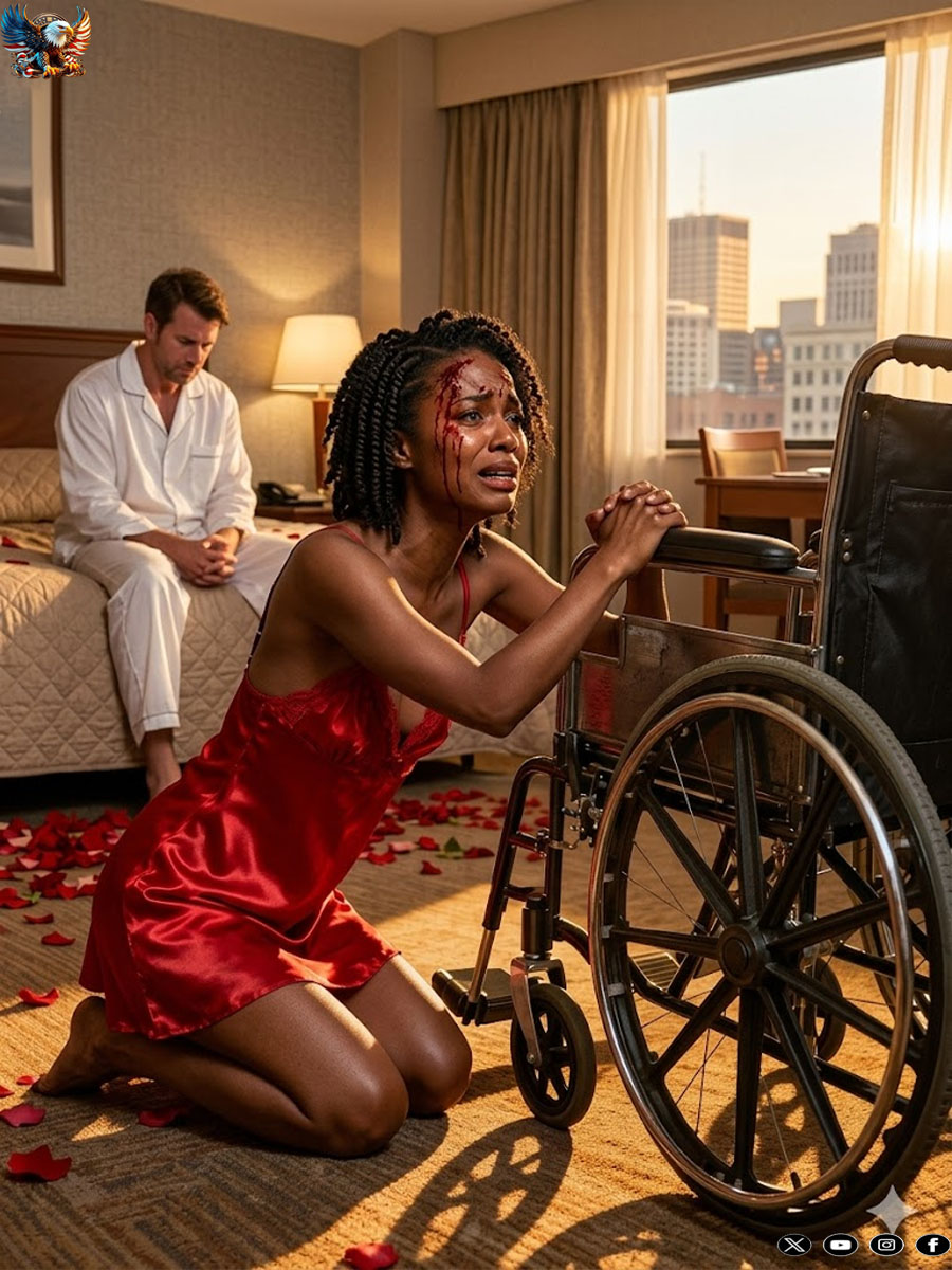 “My Stepmother Forced Me to Marry a Rich but Disabled Man — On Our Wedding Night, I Lifted Him Onto the Bed, We Fell… and I Discovered a Shocking Truth.”