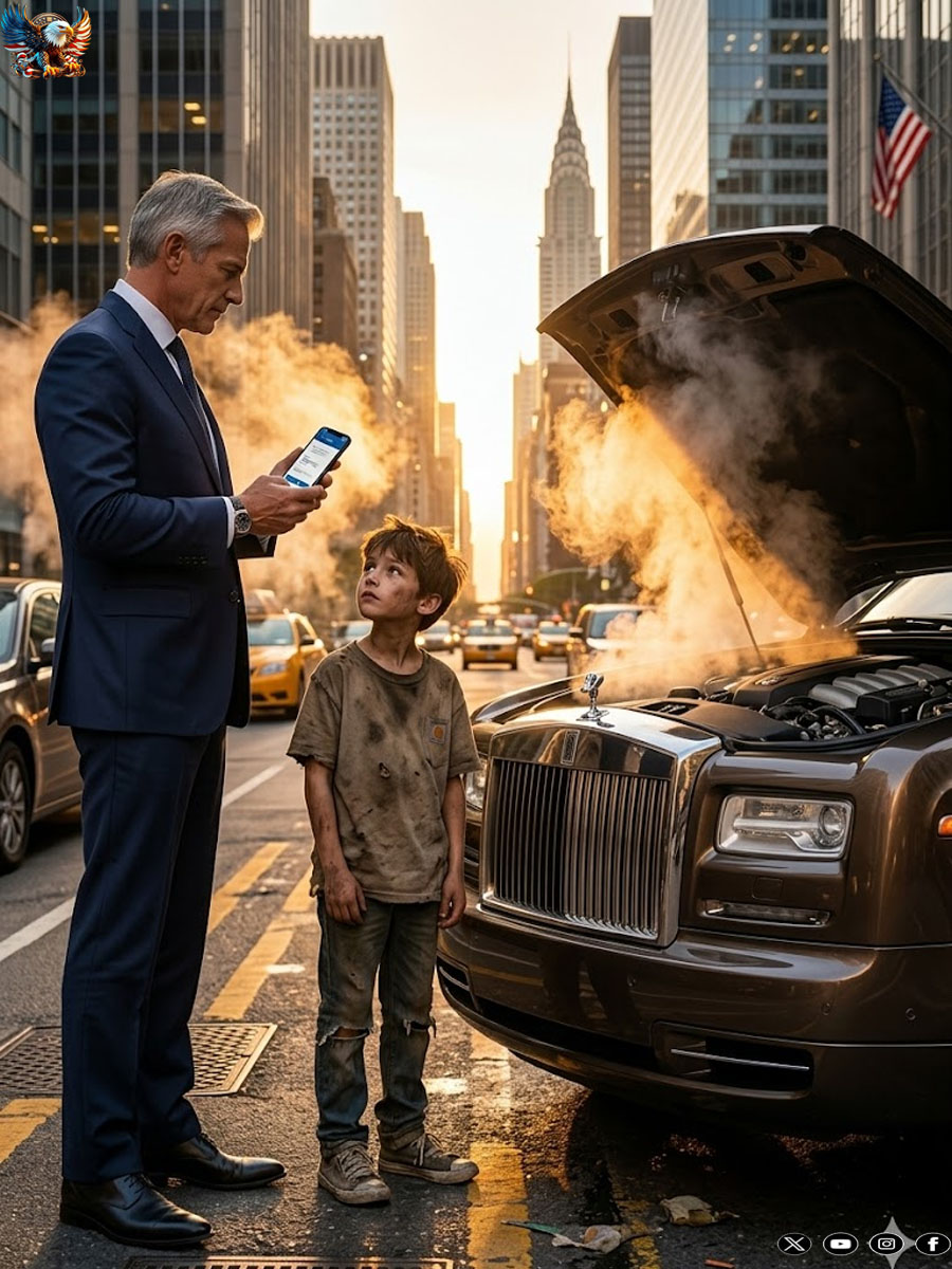 “I can fix it. If I fix it, give me 200 pesos to buy food for my little brothers,” the boy said—and the millionaire burst out laughing…until something unexpected happened.