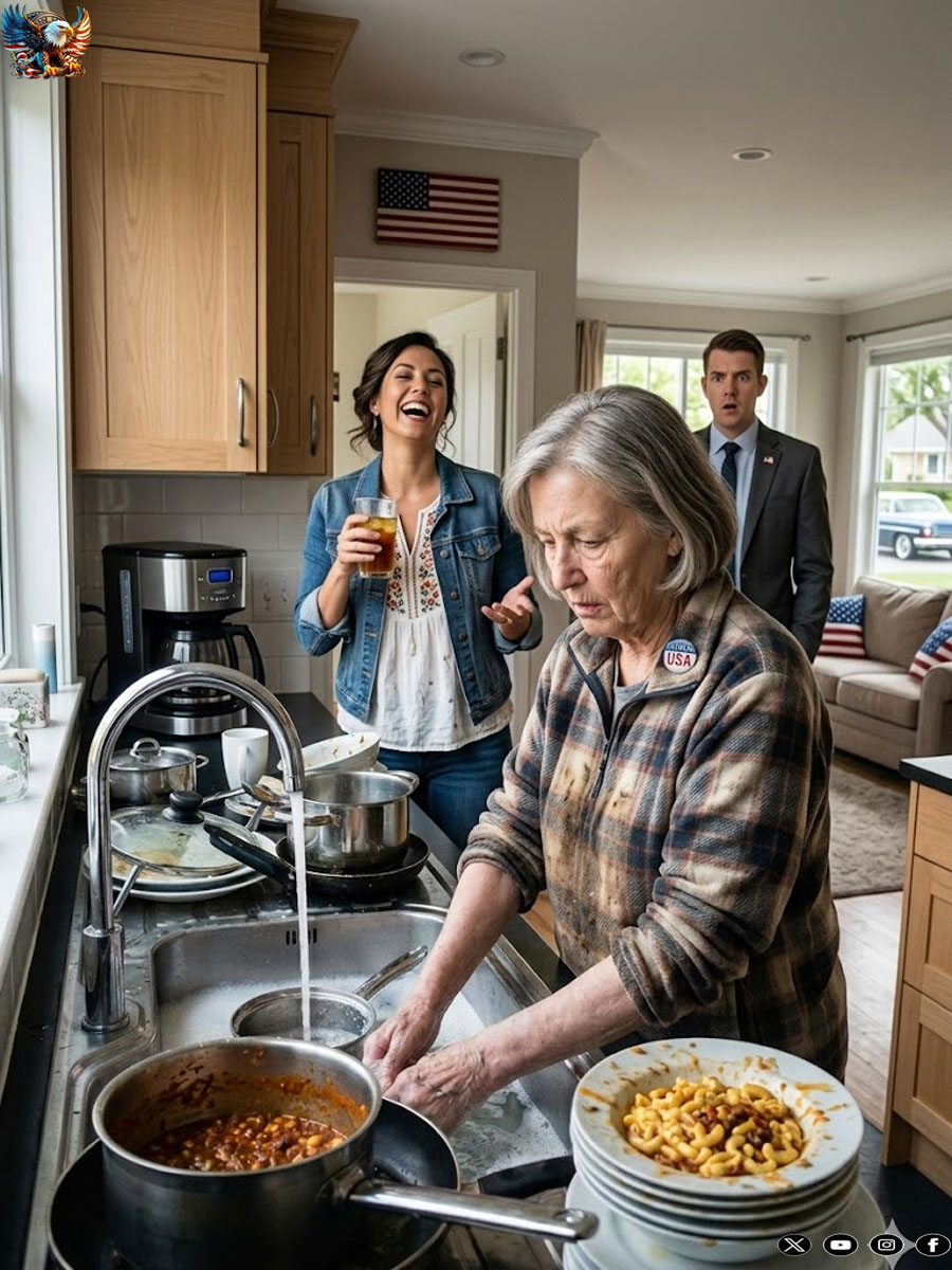 When the millionaire heard his wife tell her mother that from tomorrow she would eat in the laundry room, he understood that he had let the enemy into his house… and that his mother had been suffering in silence for months.