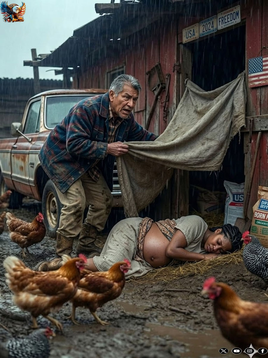 I went to visit my pregnant daughter at her husband’s house… and found her sleeping under the chicken coop like an animal.