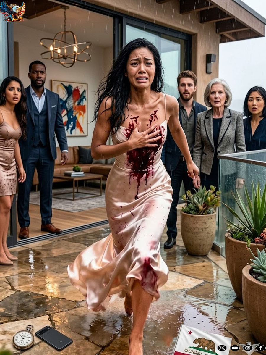 My Parents Forced Me To Sit In The Rain At My Sister’s Wedding… She Poured Wine On Me & Called Me “Dirt” Then My Husband…