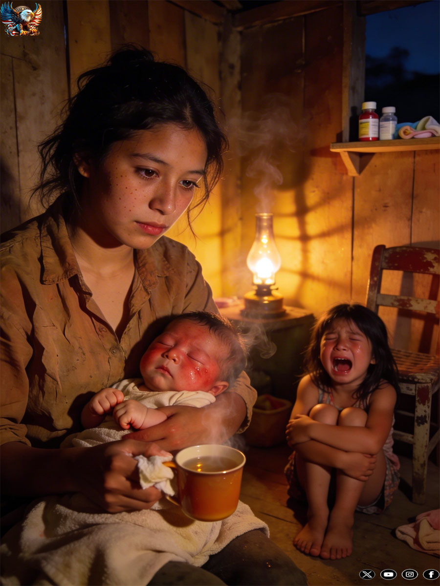 “If you let me stay, I can prepare dinner,” the homeless young woman said to the widowed farmer, while behind her eyes hid a secret that could forever change the life of that deserted house.