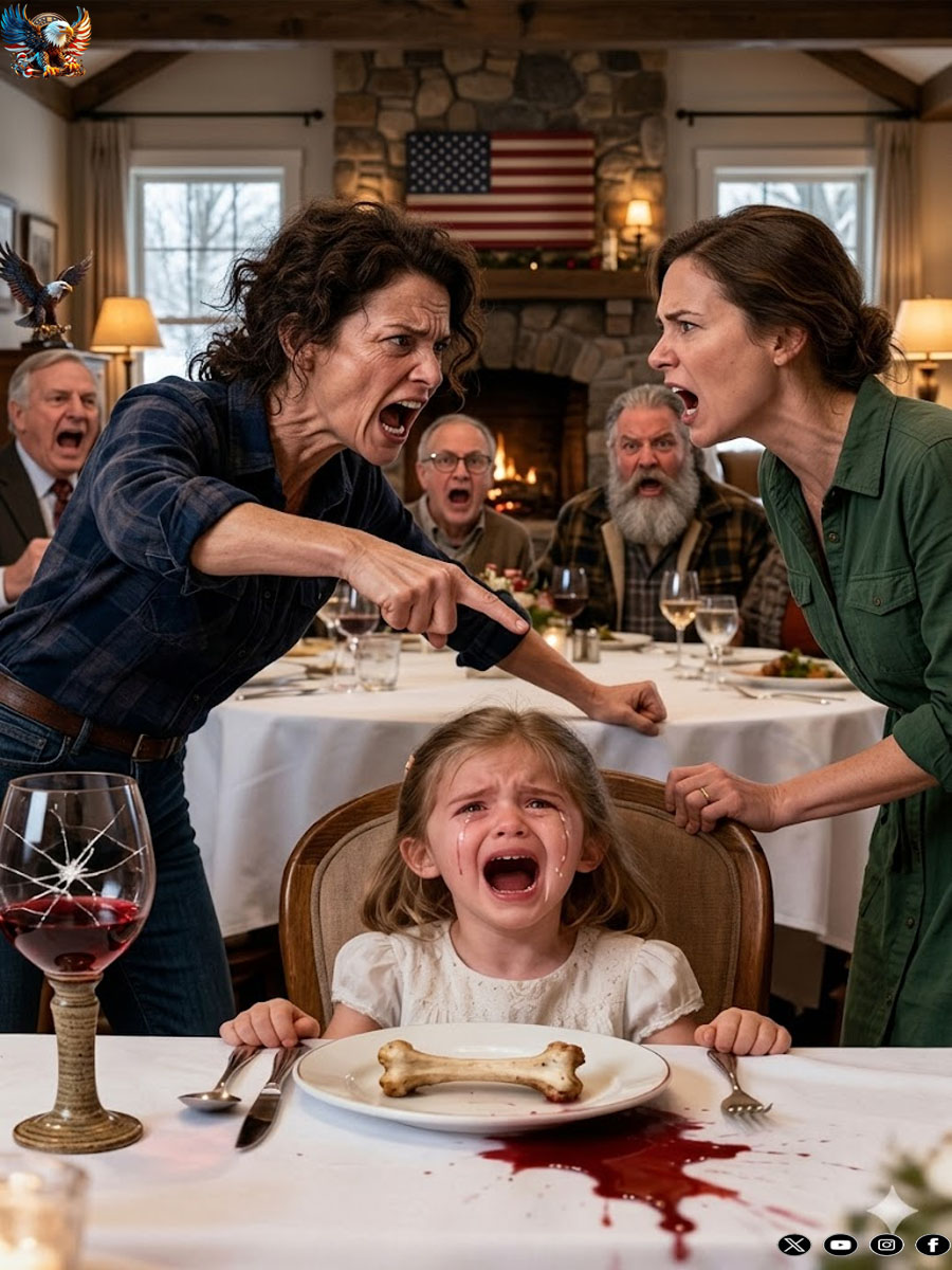 She continued, “Listen, girl, if you don’t want to end up like your mother, then eat that bone right now.”