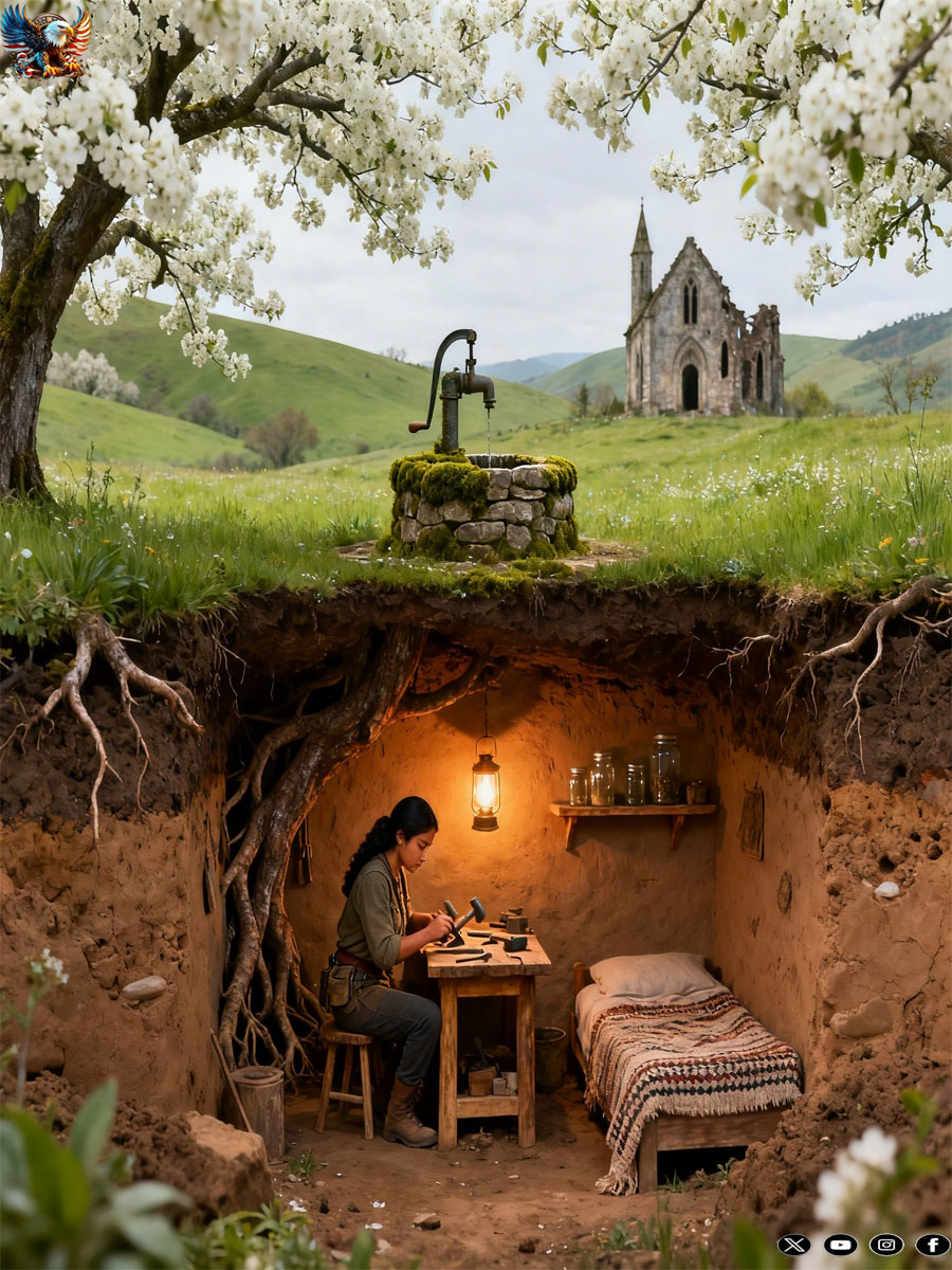 EXPELLED FROM HER HOME AT THE AGE OF 14, THE GIRL DIGMED A CAVE IN THE WELL; WHEN SPRING CAME, SHE WAS THE ONLY ONE LEFT ALIVE.