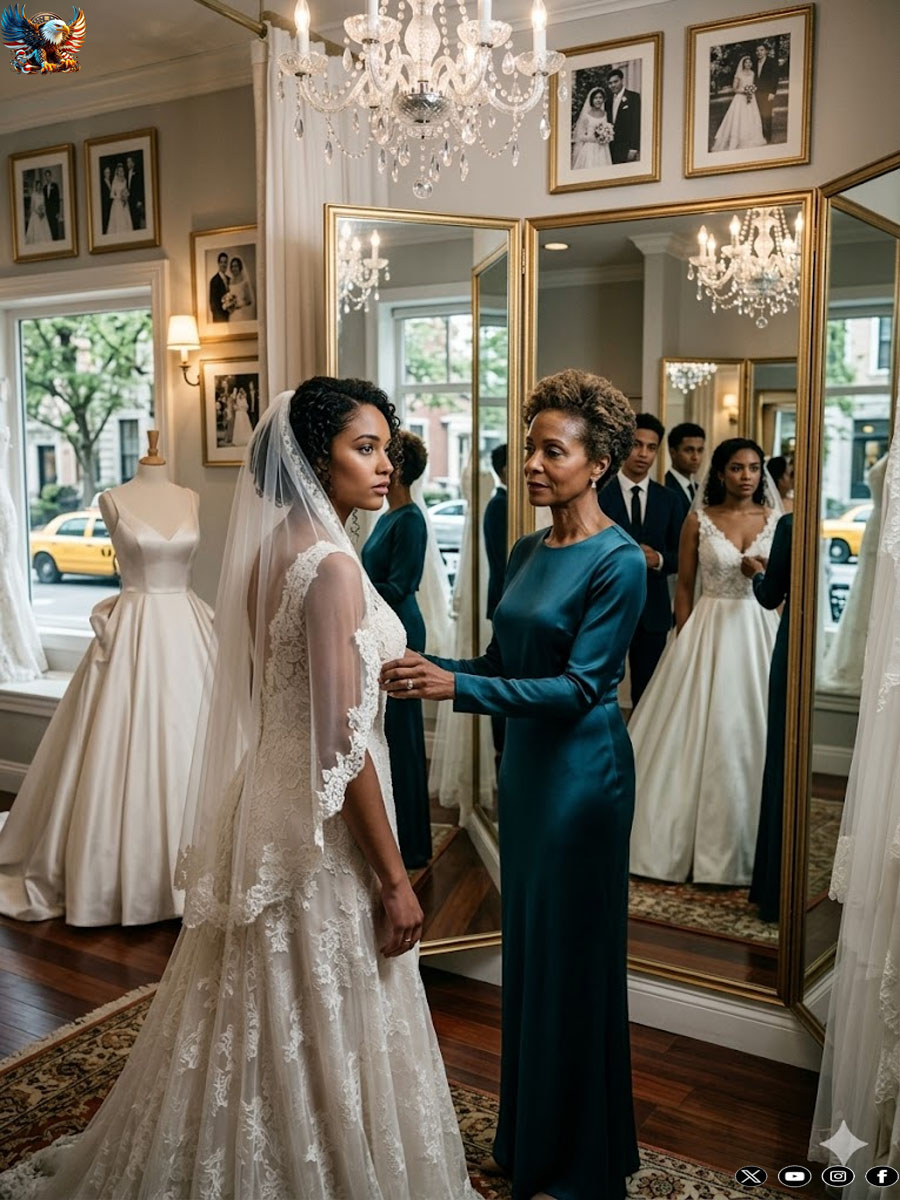 I was choosing my wedding dress when I saw my fiancé with another woman… and she was trying on a wedding dress too.
