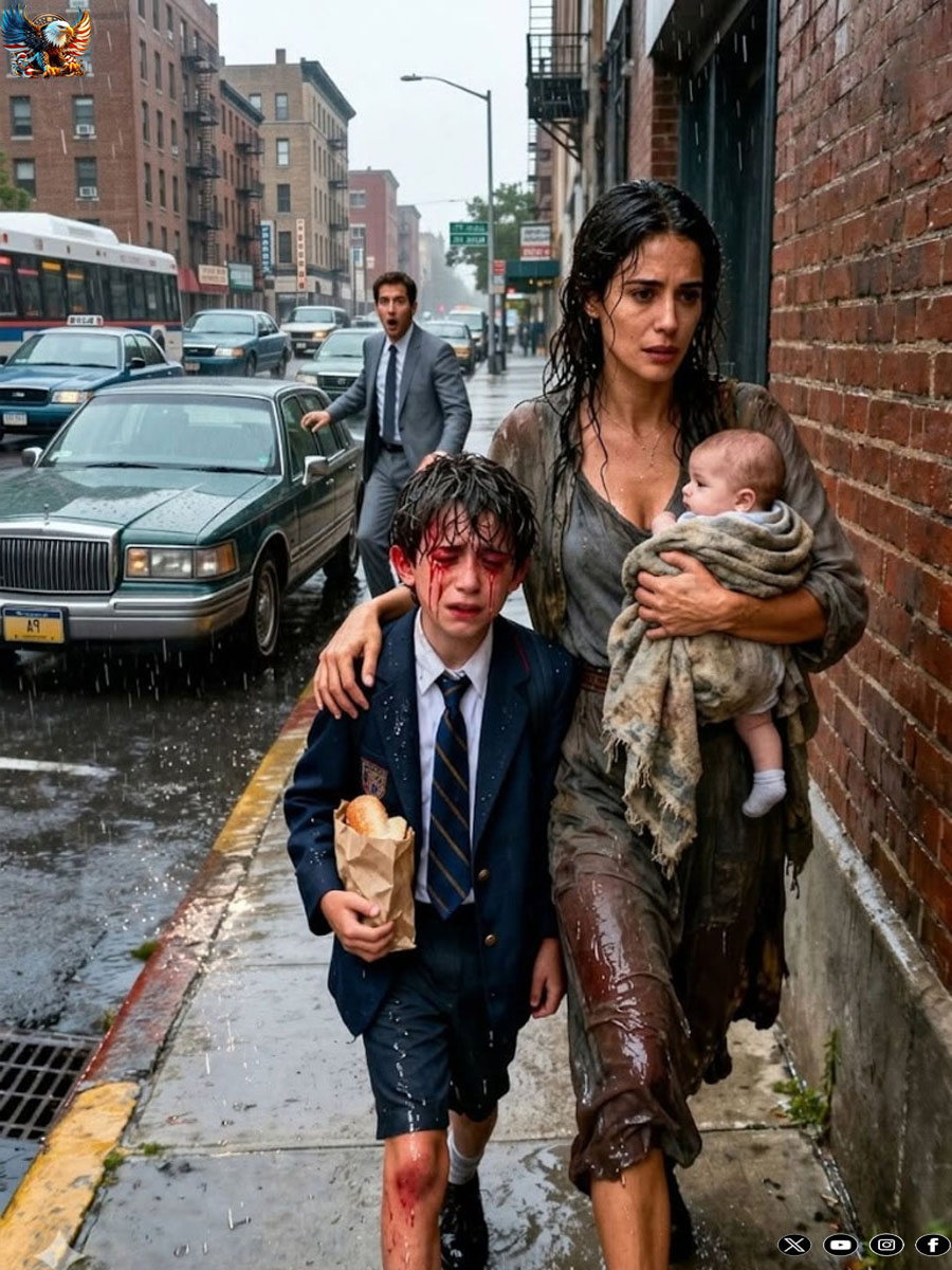 The billionaire saw a poor mother hugging her son… and understood his failure