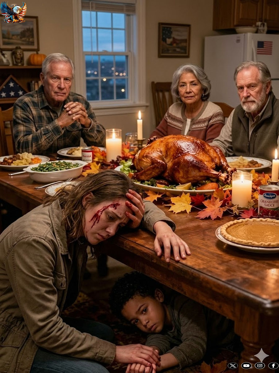 My parents prepared Thanksgiving dinner for the family.