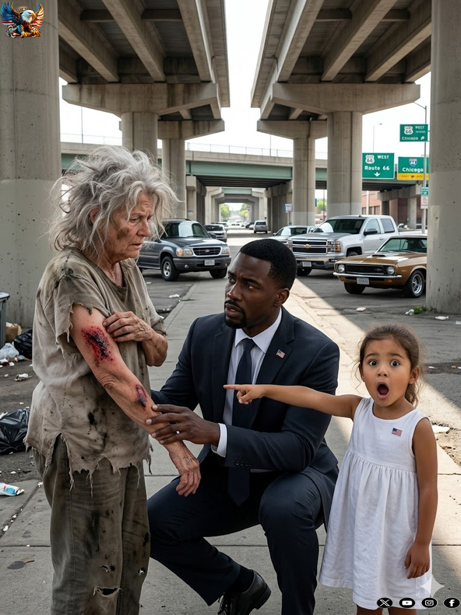 Everyone ignored the elderly beggar woman… until a billionaire’s daughter said