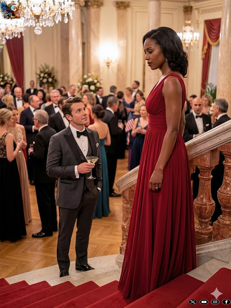 My husband bu:rned my only decent dress so I couldn’t attend his promotion party. He called me an “Embarrassment.” but when the grand ballroom doors opened, I appeared in a way he never expected—and that night destroyed his world completely