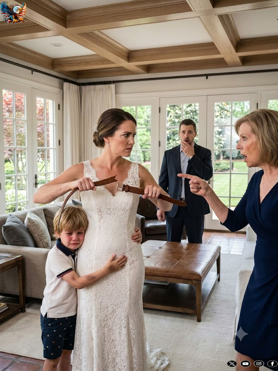 The bride found her husband’s son covered in b:ruis:es on their wedding night and confronted the entire family: “If you touch him again, your money won’t be able to save you”… but the secret behind the punishment was even worse.