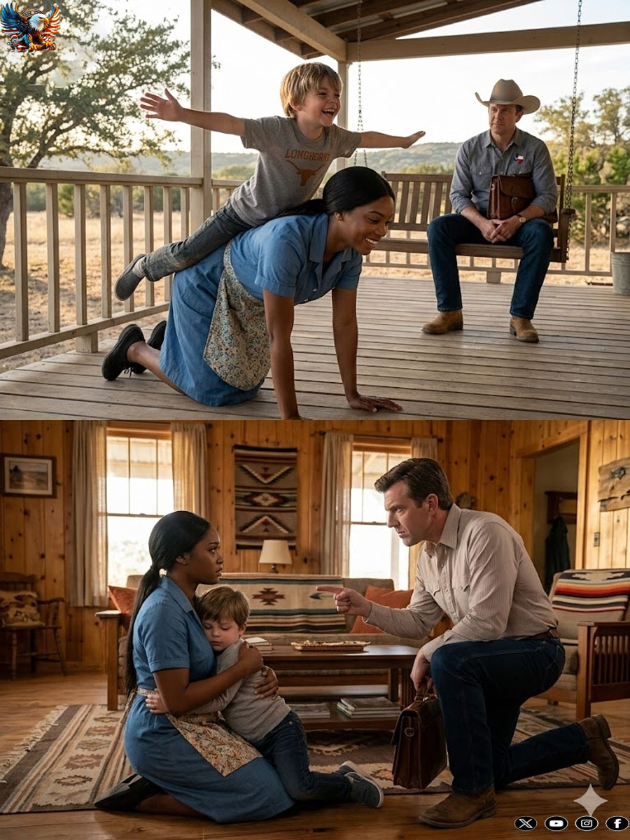 “What the hell do you think you’re doing?” Maya paused, her breath catching in her chest. Maxwell clutched her shoulders, startled by her father’s voice. His cowboy hat fell to the floor.